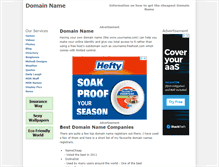 Tablet Screenshot of domain-names.kamranweb.com