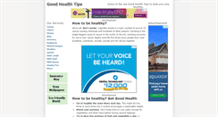Desktop Screenshot of health.kamranweb.com