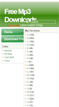 Mobile Screenshot of freemp3download.kamranweb.com