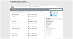 Desktop Screenshot of downloadhindisongs.kamranweb.com
