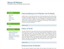Tablet Screenshot of historyofpakistan.kamranweb.com